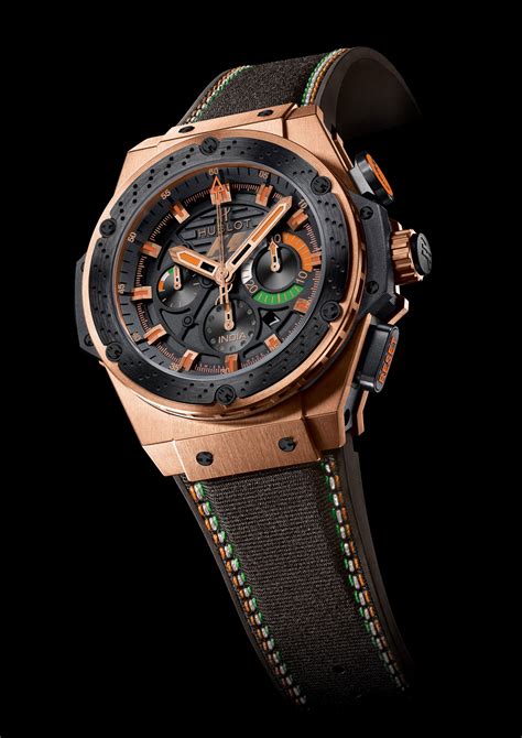 Hublot King Power F1 India Limited Edition 18k Rose Gold Auto.